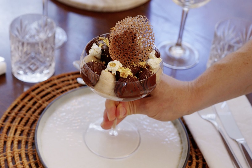 «Tout Au Chocolat» con mousse de chocolate