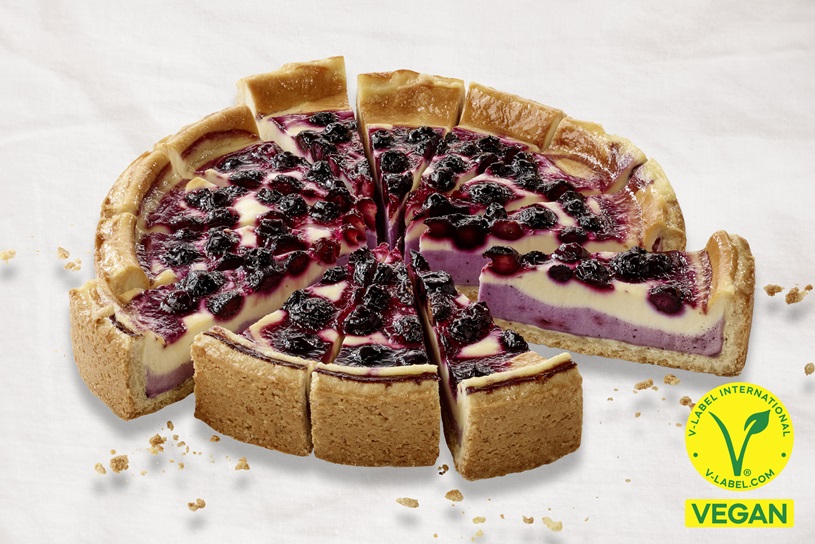 Creamy Blueberry - vegan Cheesecake Alternatief